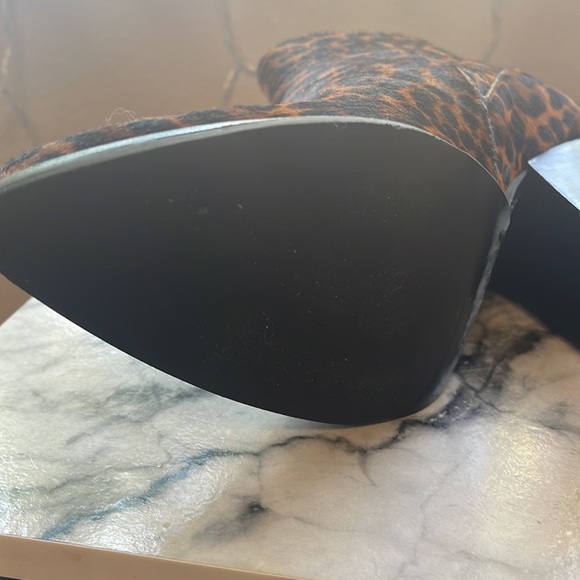 Gently used Marc Fisher boots. Size 10. Leopard. - Picture 2 of 6